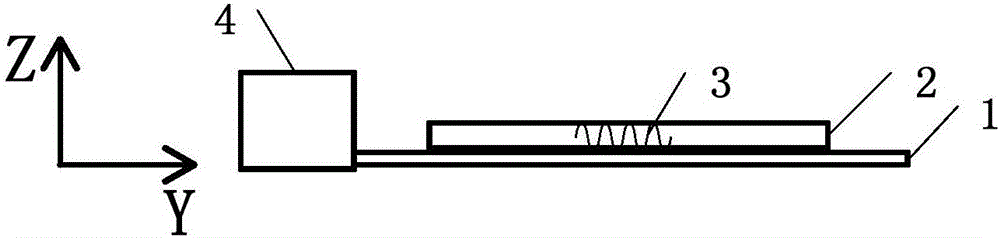 Strain gauge based side slipping detection method and device