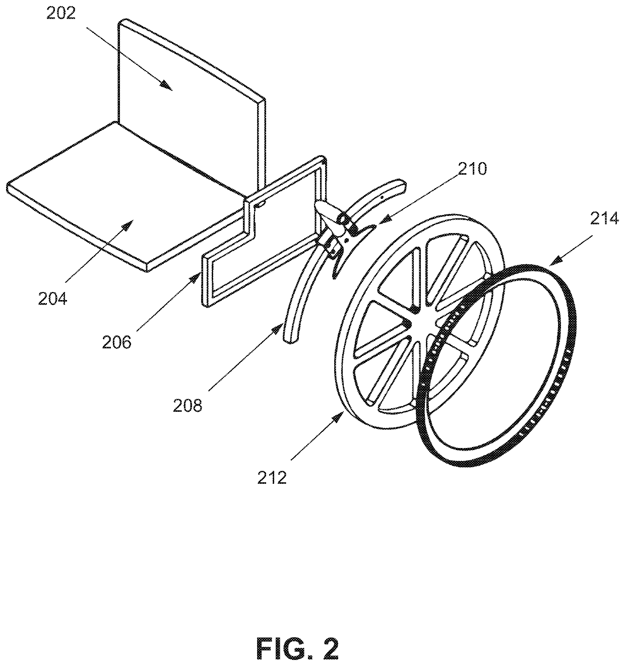 Wheelchair With Ratchet/Pawl Drive System