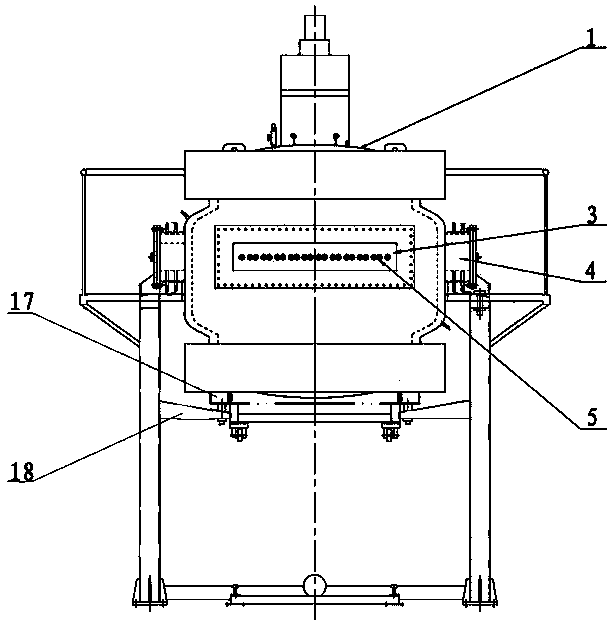 High-temperature air pressure sintering furnace