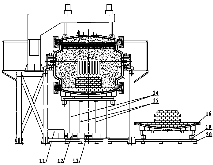 High-temperature air pressure sintering furnace