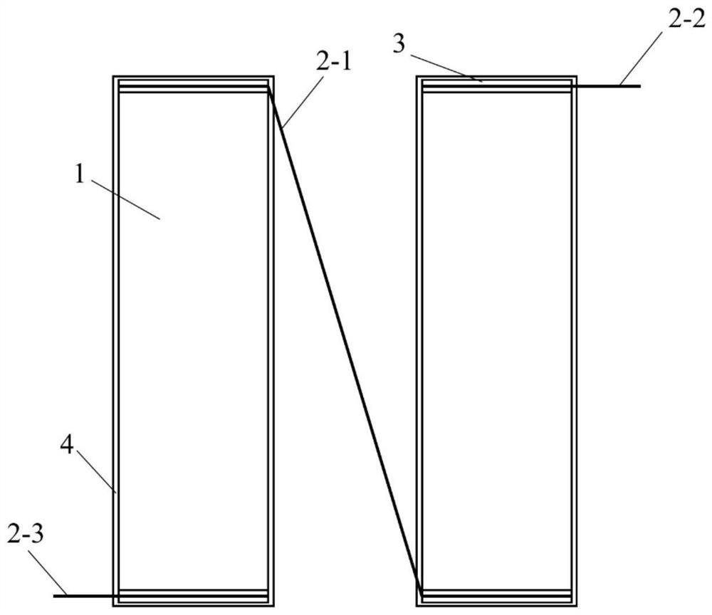 A cement concrete pavement energy conversion device and preparation method thereof