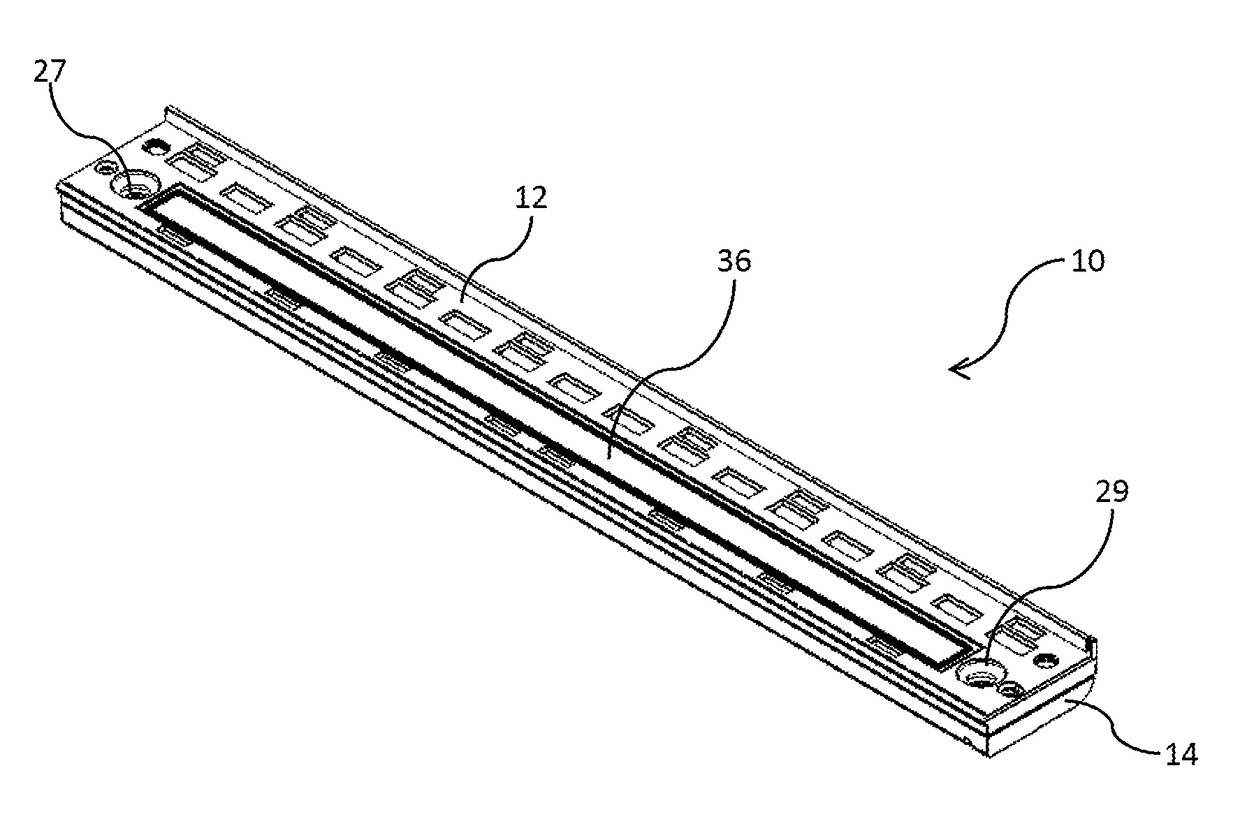 Inkjet printhead with bubble-venting cavities offset from fluid outlets