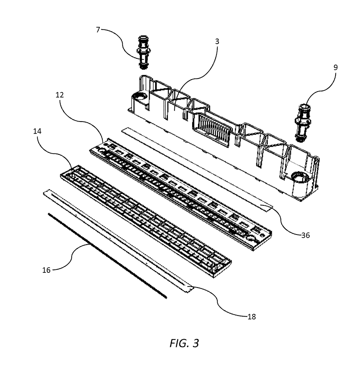 Inkjet printhead with bubble-venting cavities offset from fluid outlets