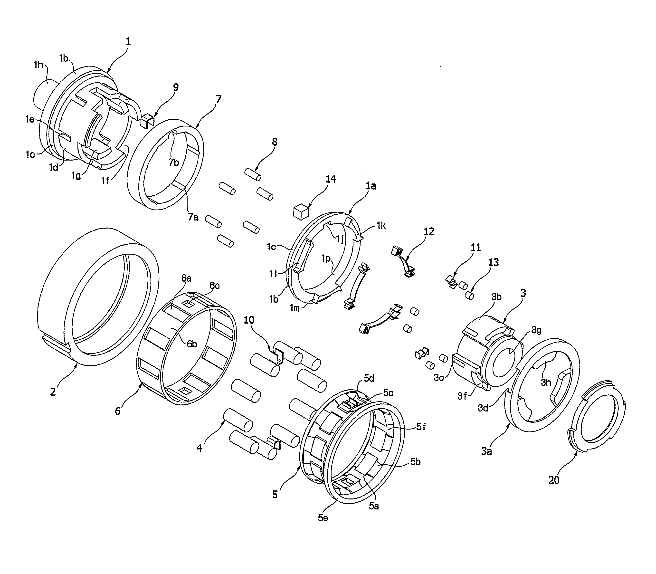 Reverse Input Prevent Clutch Bearing Assembly