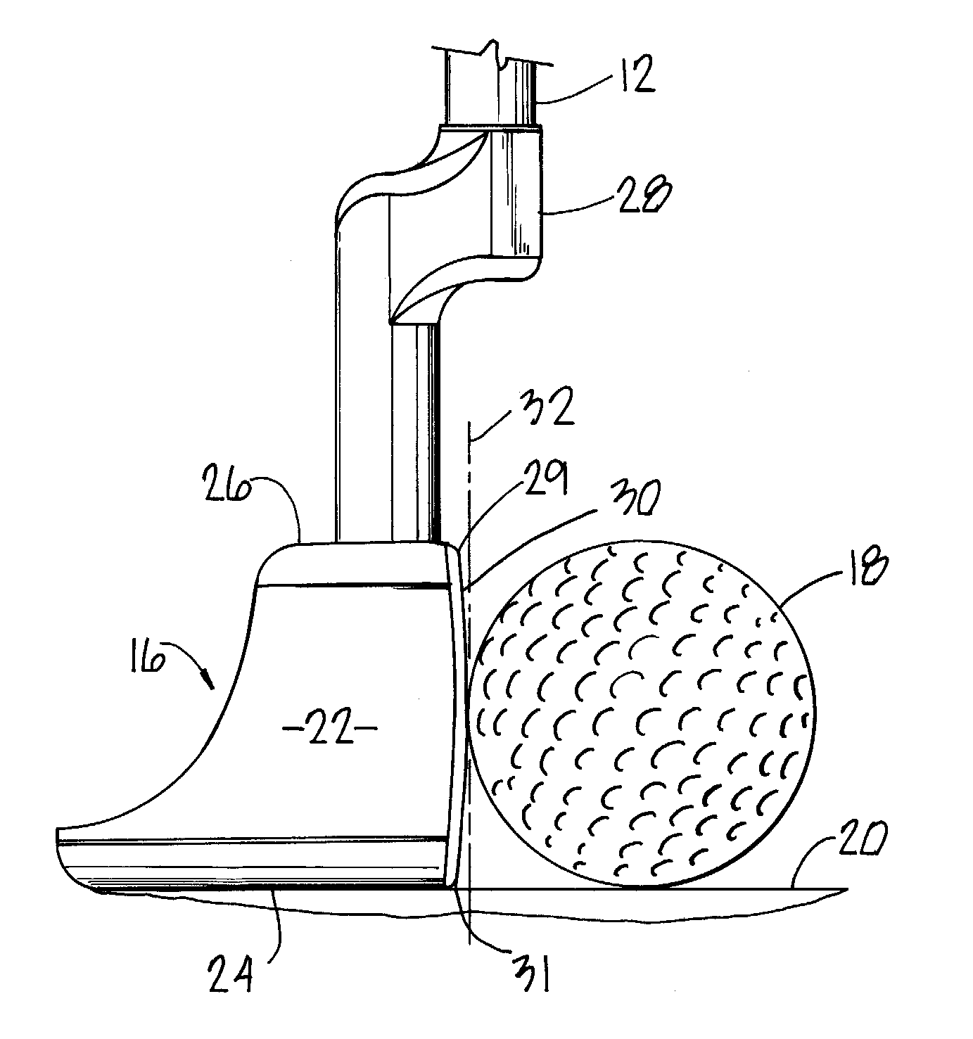 Golf putter head