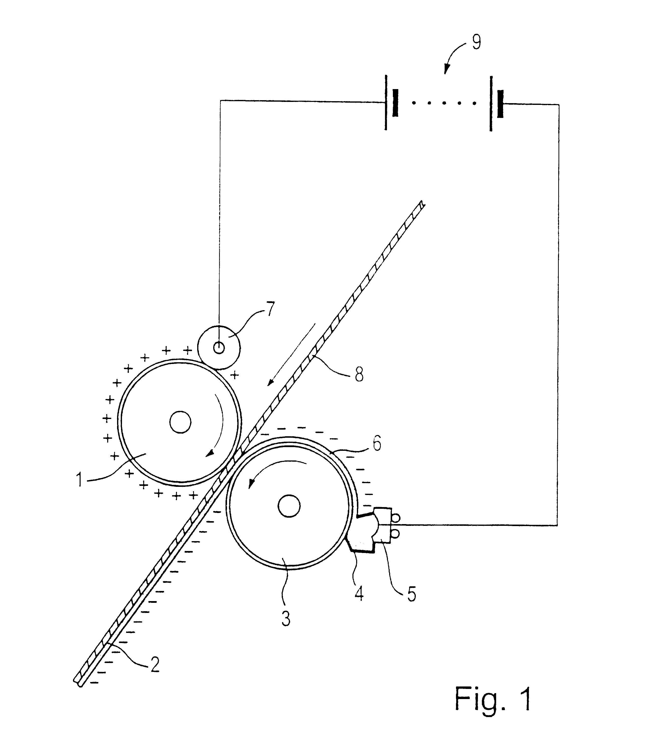 Method and device for improving the coating surface of strips of paper