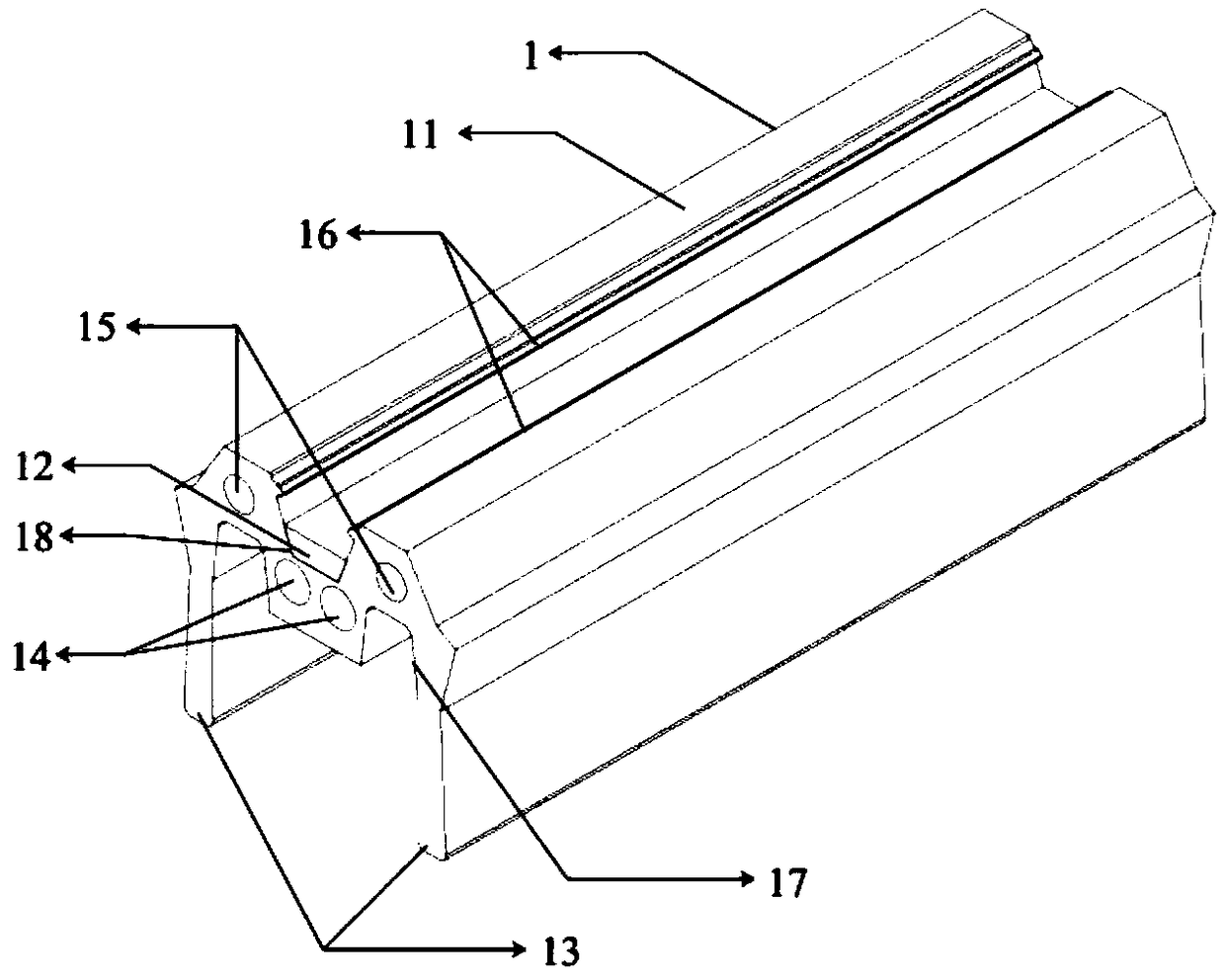 Shield tunnel segment joint sealing gasket with concave and convex cross section forms