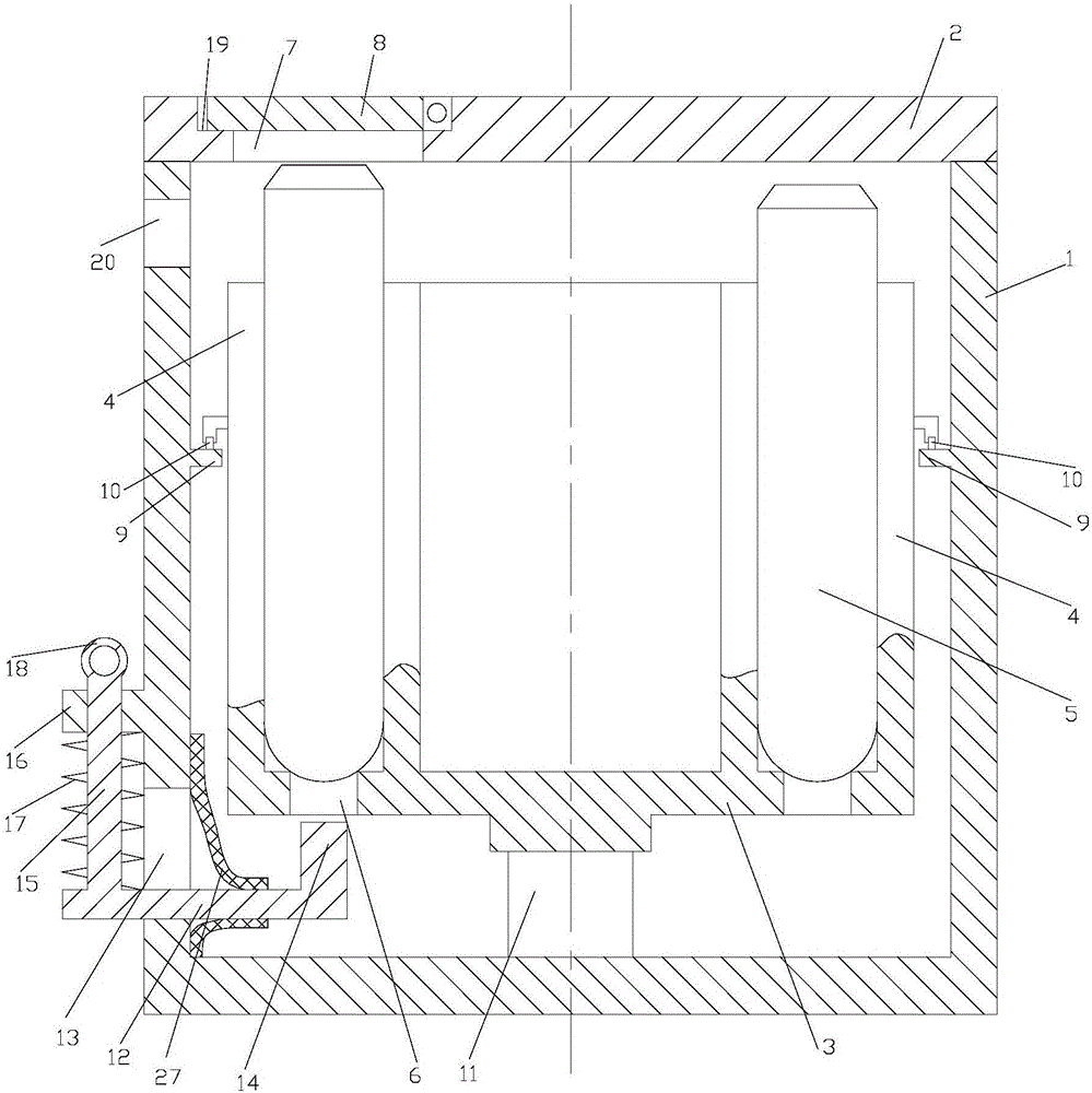 Device for placing cold beverages on dune buggy