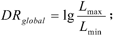 Non-reference high-dynamic range image objective quality evaluation method