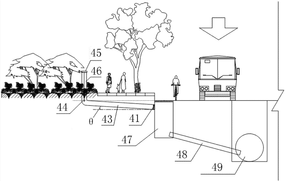 City road waterlogging depth monitoring method