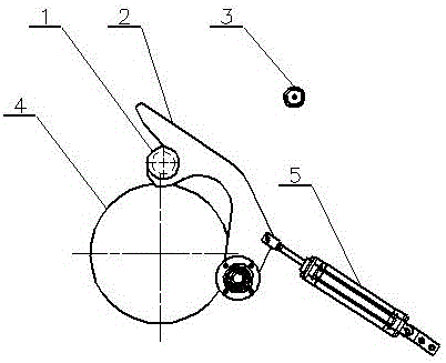 Chain-delivered winding shaft for winder