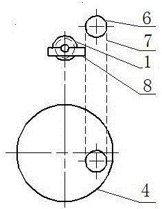 Chain-delivered winding shaft for winder