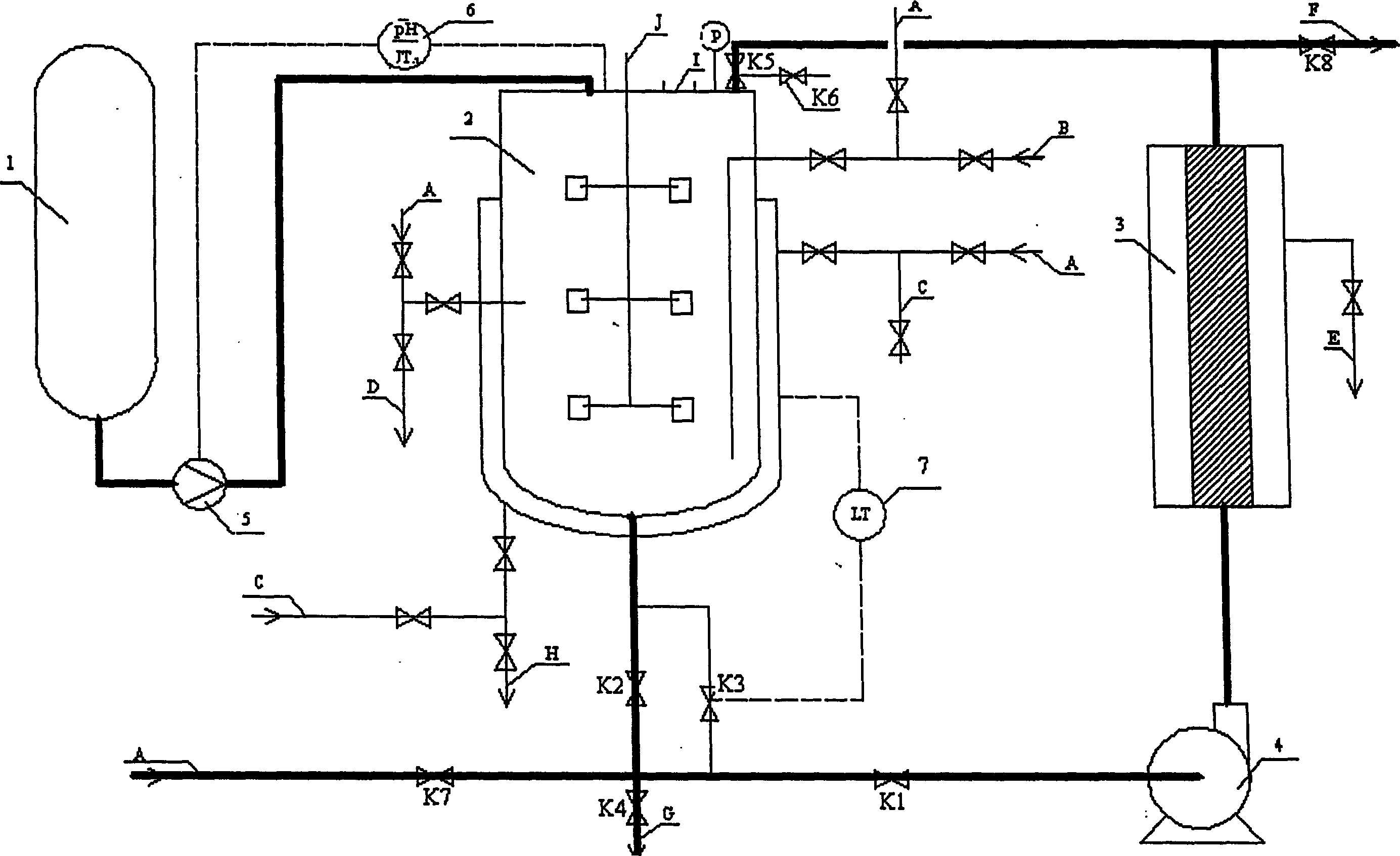 High-density bacterium culturing method and its biological reactor