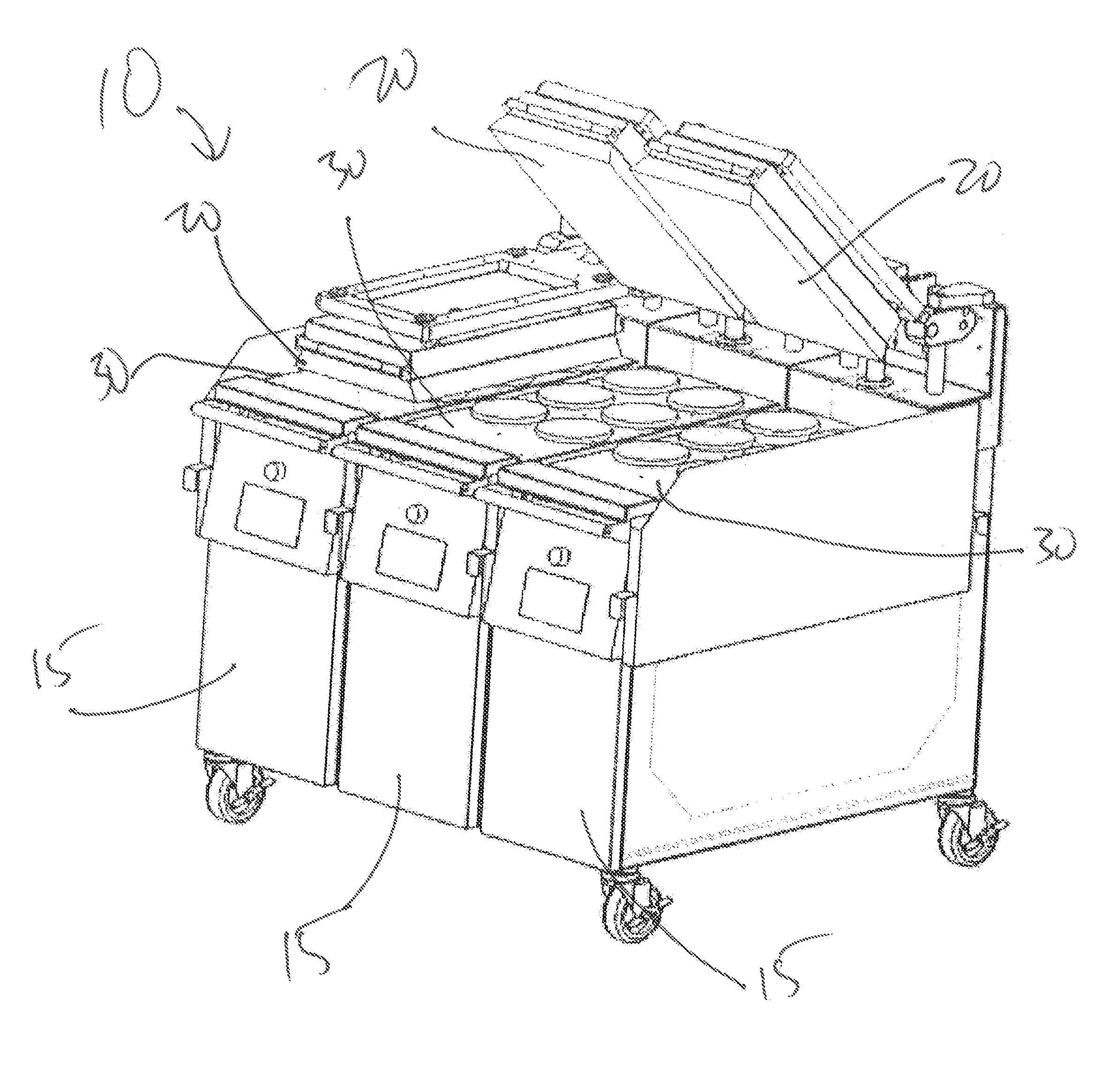 Modular two-sided grill