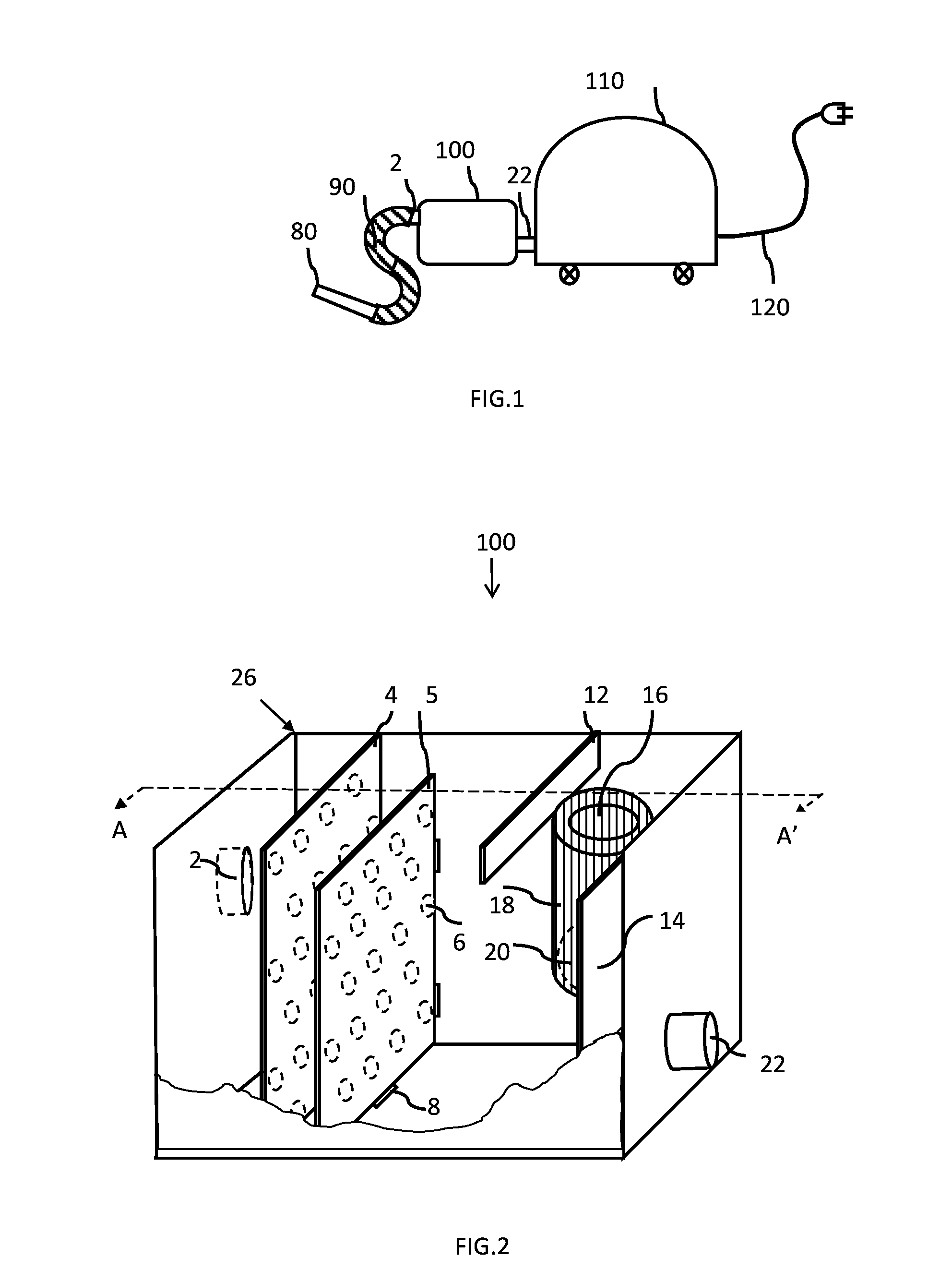 In-line vacuum lquid aspirator