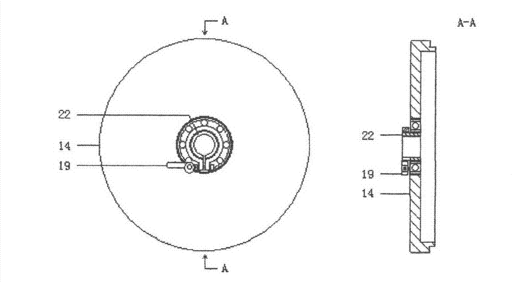 Axial barehanded quick dismountable battery wheel