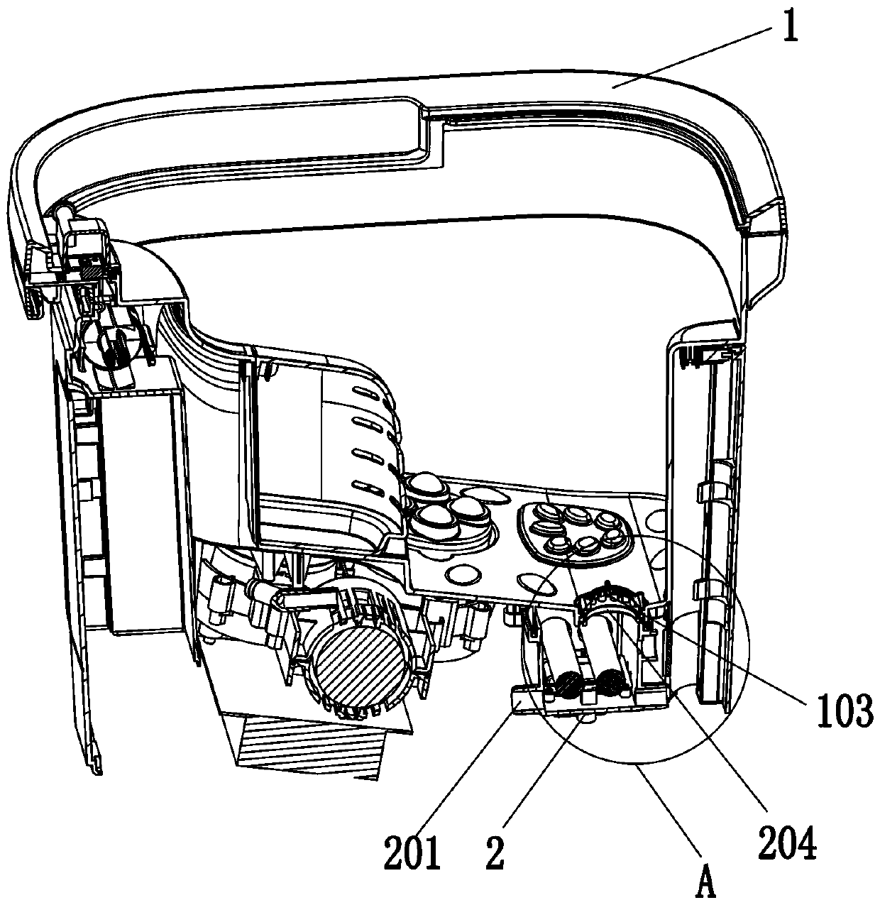 Foot bath with water circulating system