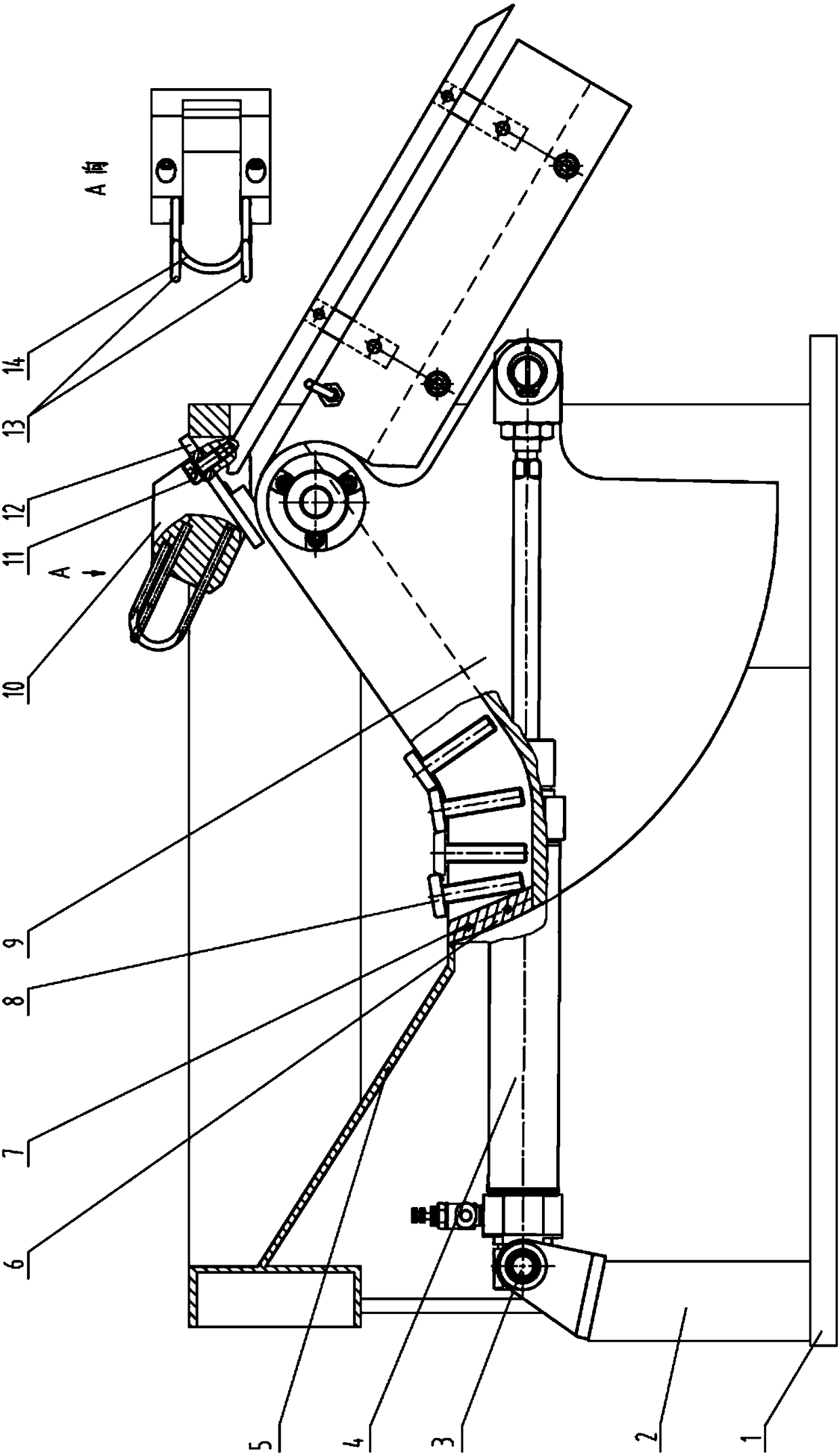 Projection welding screw automatic sorting structure