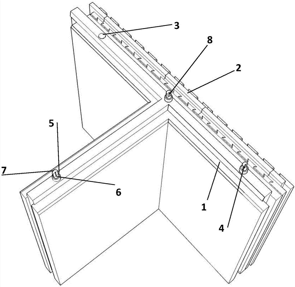 External heat preservation T-shaped composite wall with lead pipe-coarse sand energy dissipation and seismic reduction keys and construction method