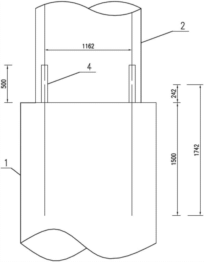 Assembled bridge pier and construction method thereof