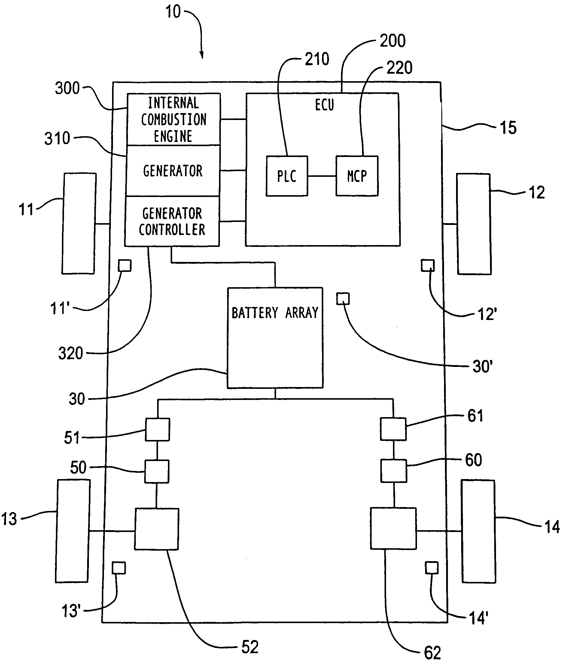 Method and apparatus for selective operation of a hybrid electric vehicle in various driving modes