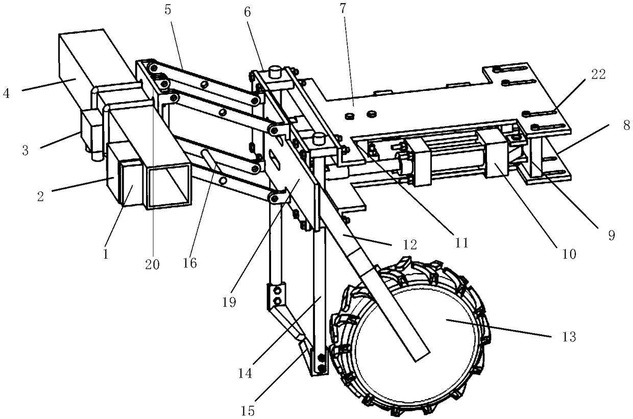 Opening-closing type intelligent weeding device for acquiring seedling and grass information based on binocular vision