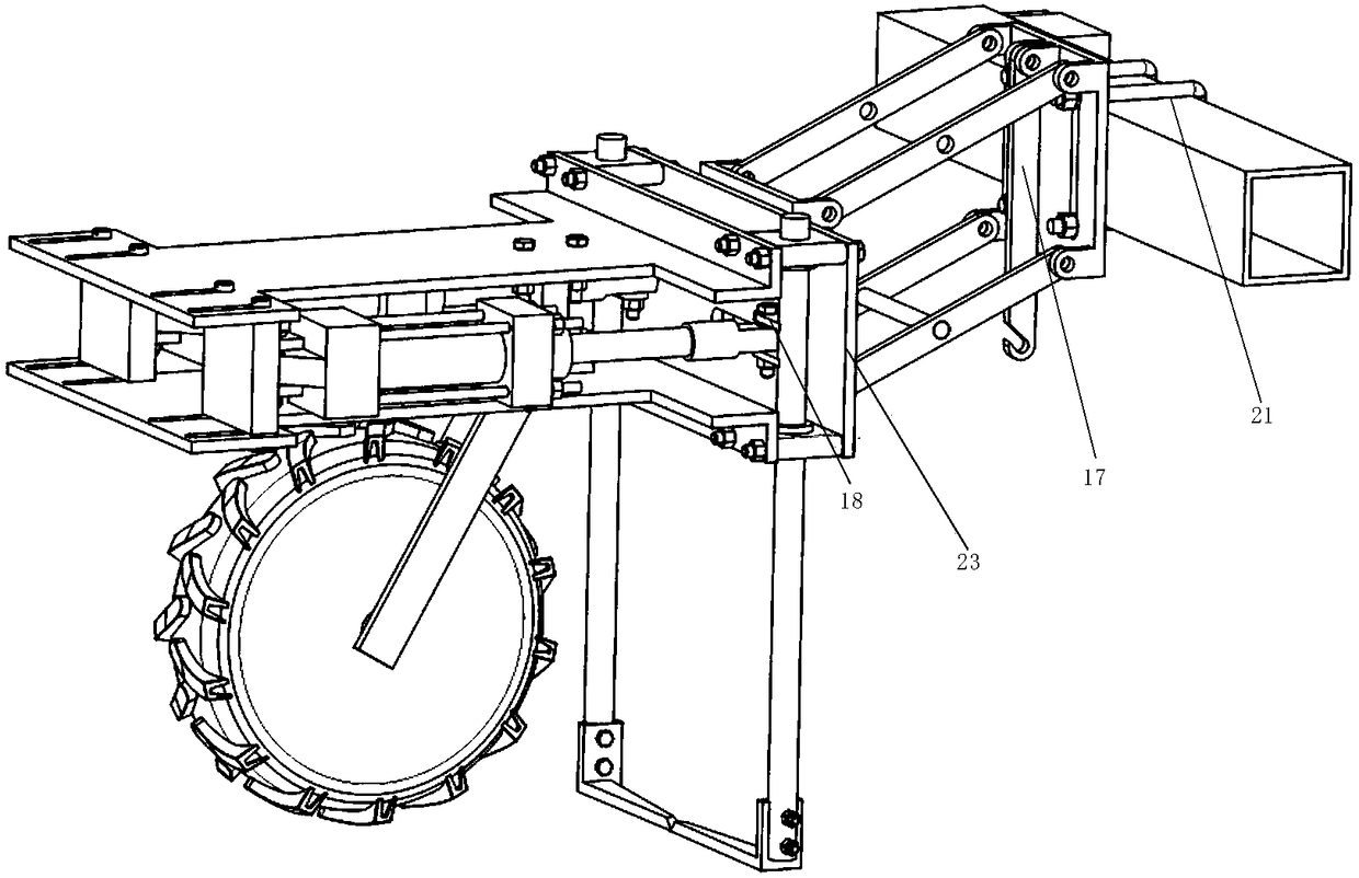 Opening-closing type intelligent weeding device for acquiring seedling and grass information based on binocular vision