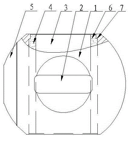 Composite ball core for ball valve