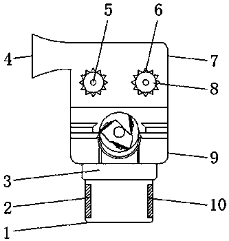 Glass membrane crushing dust-collecting machine