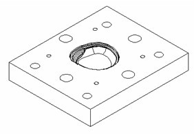 PET (polyethylene) sheet three-dimensional molding process and counter pressure thermal molding mould