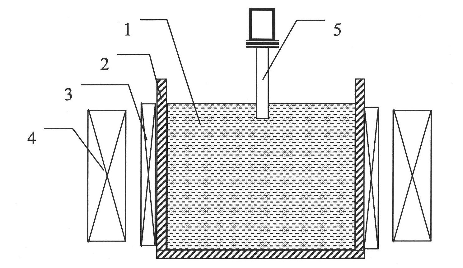 Method and device for preparing nanoparticle reinforced aluminum base composite material