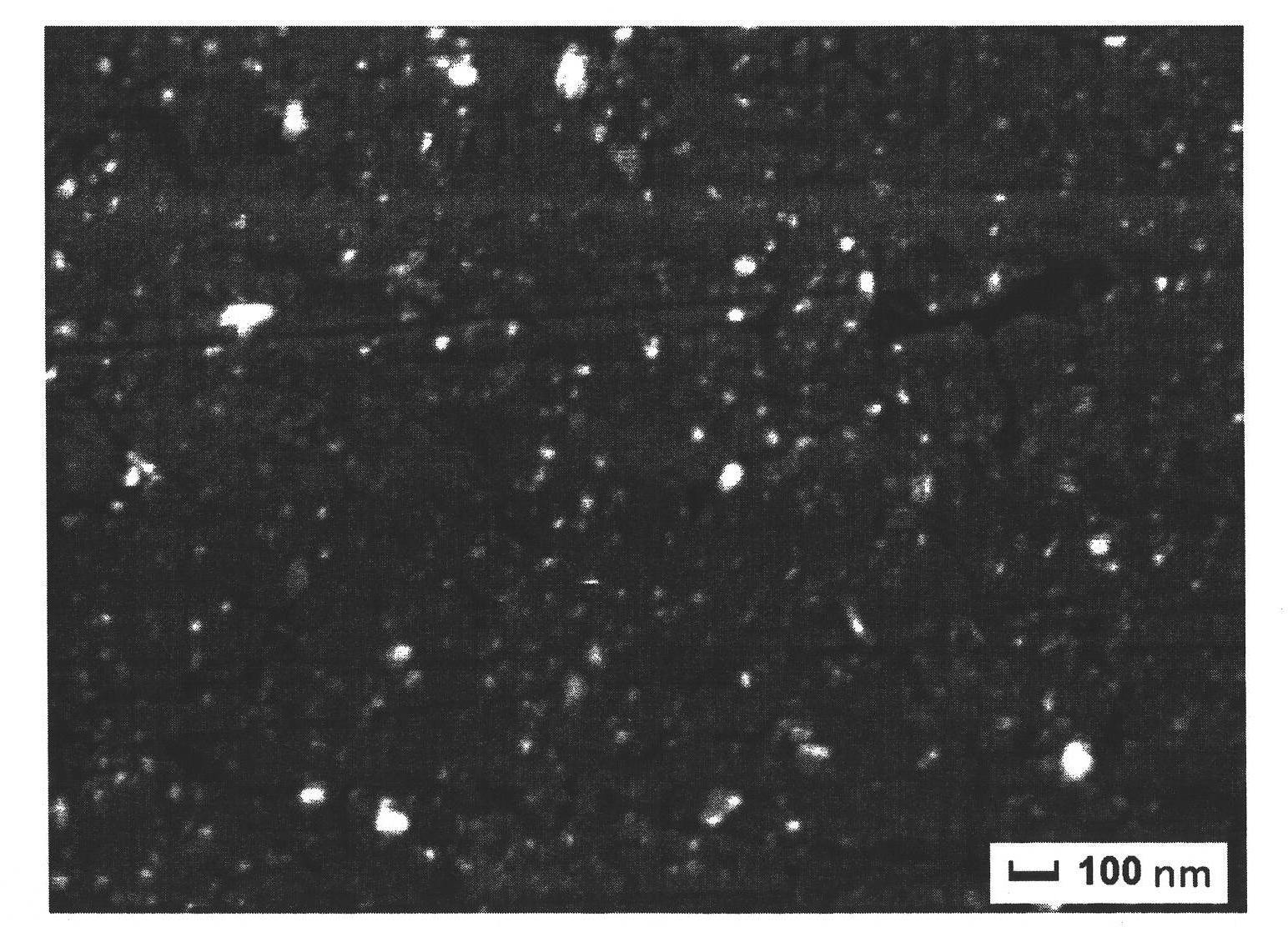 Method and device for preparing nanoparticle reinforced aluminum base composite material