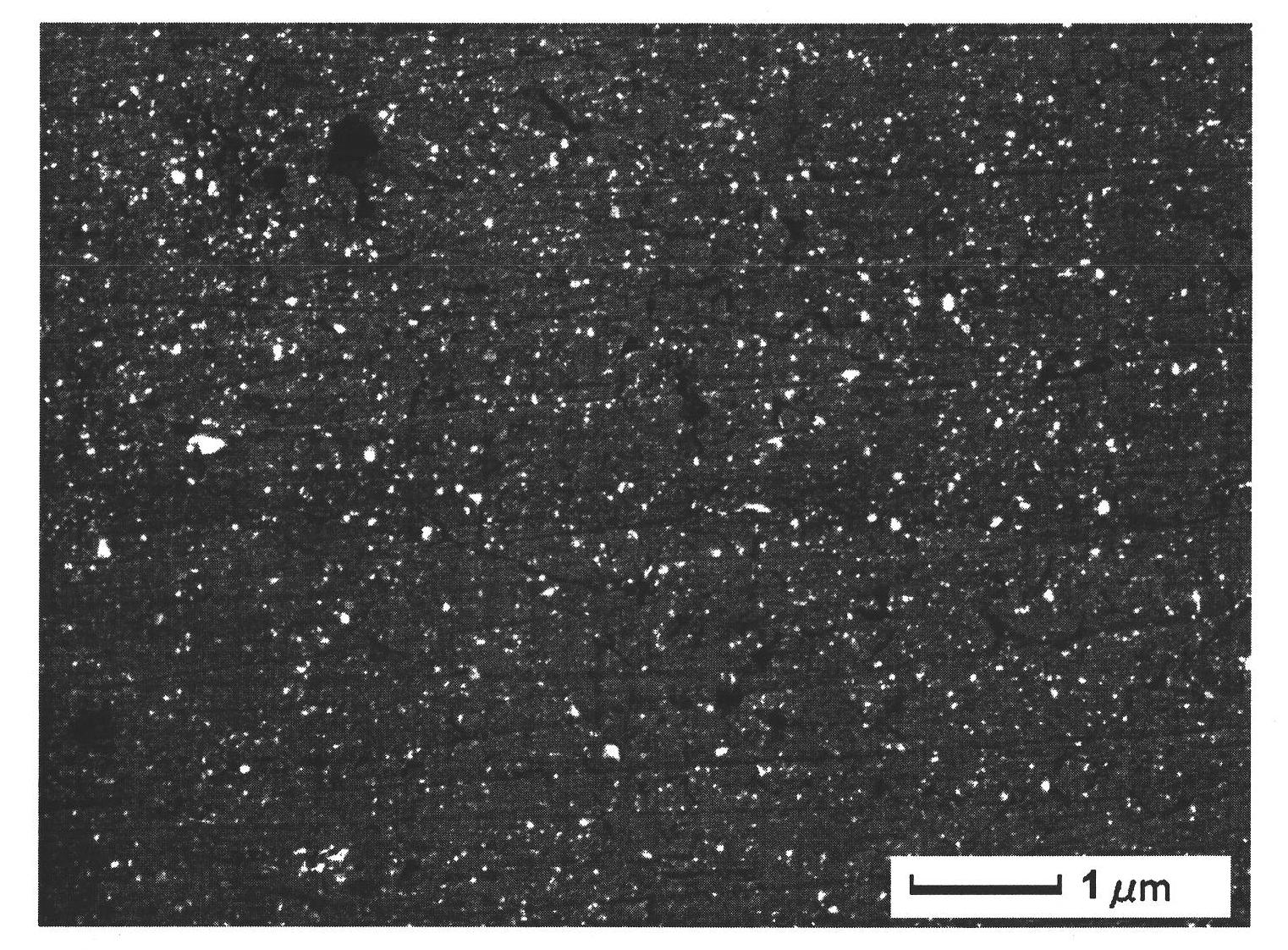 Method and device for preparing nanoparticle reinforced aluminum base composite material