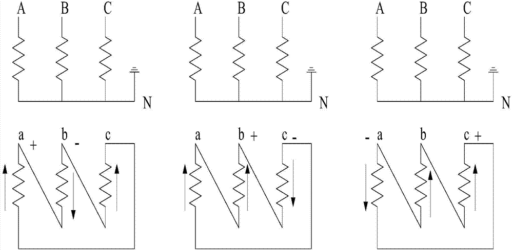 Large power transformer direct-current resistance fast testing method