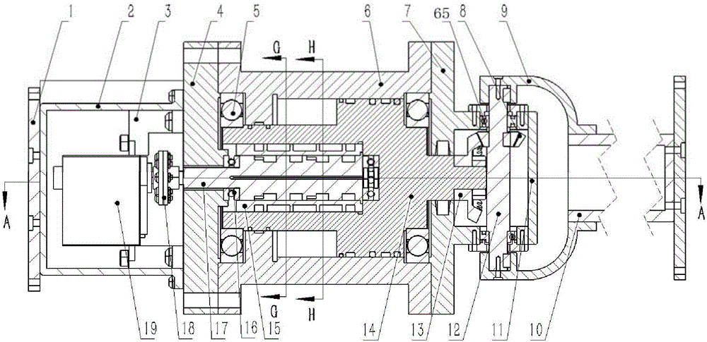 Corner self-servo passive and supple hydraulic robot joint