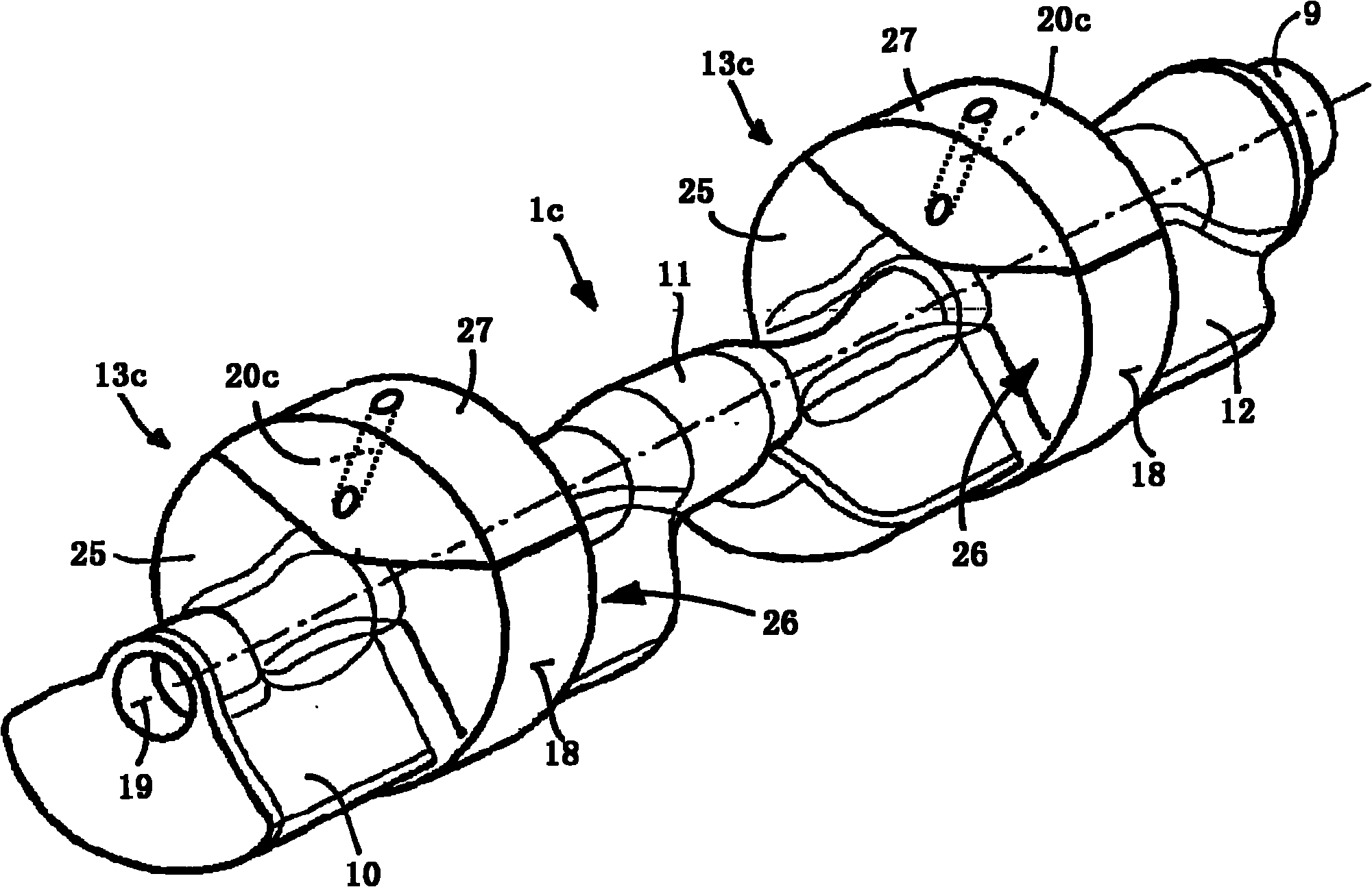 Unbalanced shaft