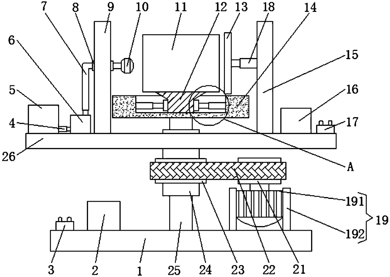 Purifier surface rapidly cleaning device