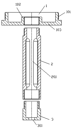 Dimming cylinder for debugging galvanometer coaxial core and debugging method