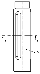 Dimming cylinder for debugging galvanometer coaxial core and debugging method