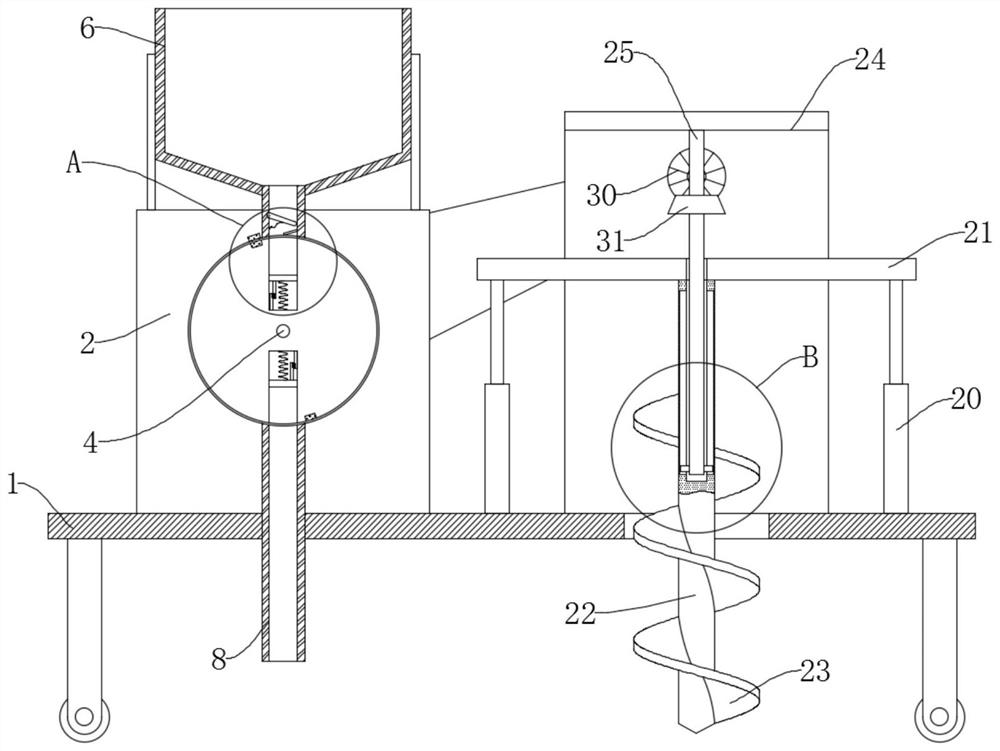 Agricultural robot for agricultural planting and sowing