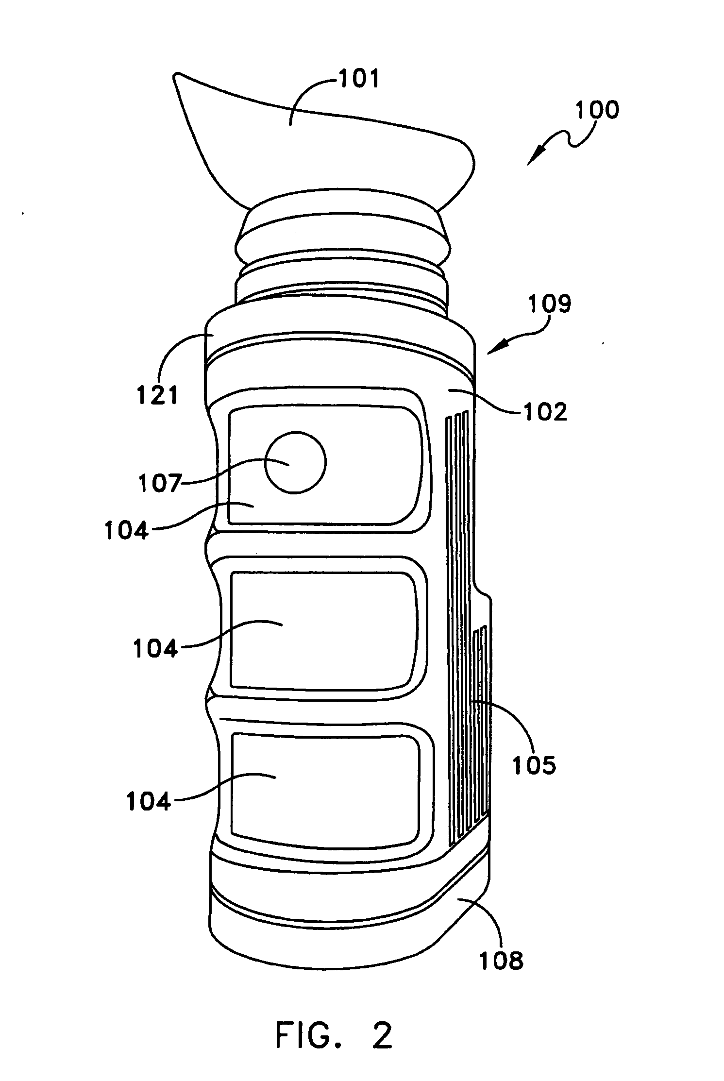 Ruggedized digital low-light viewing device