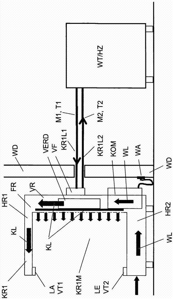 Refrigerating furniture, in particular refrigerating shelf