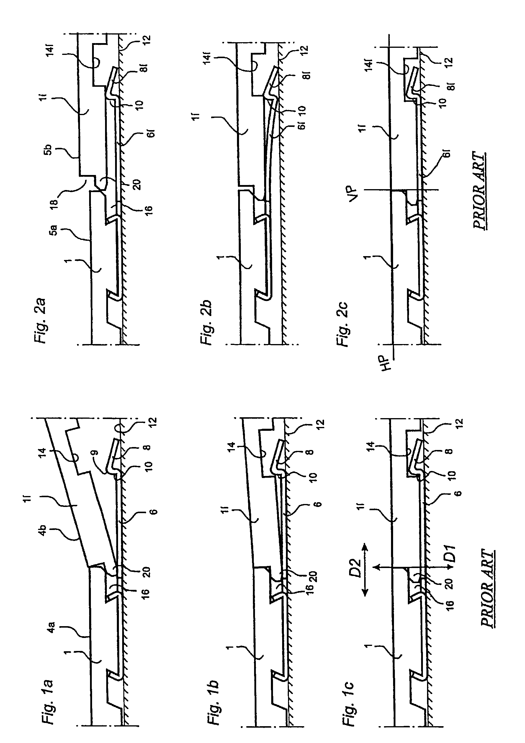 Mechanical locking system for floating floor