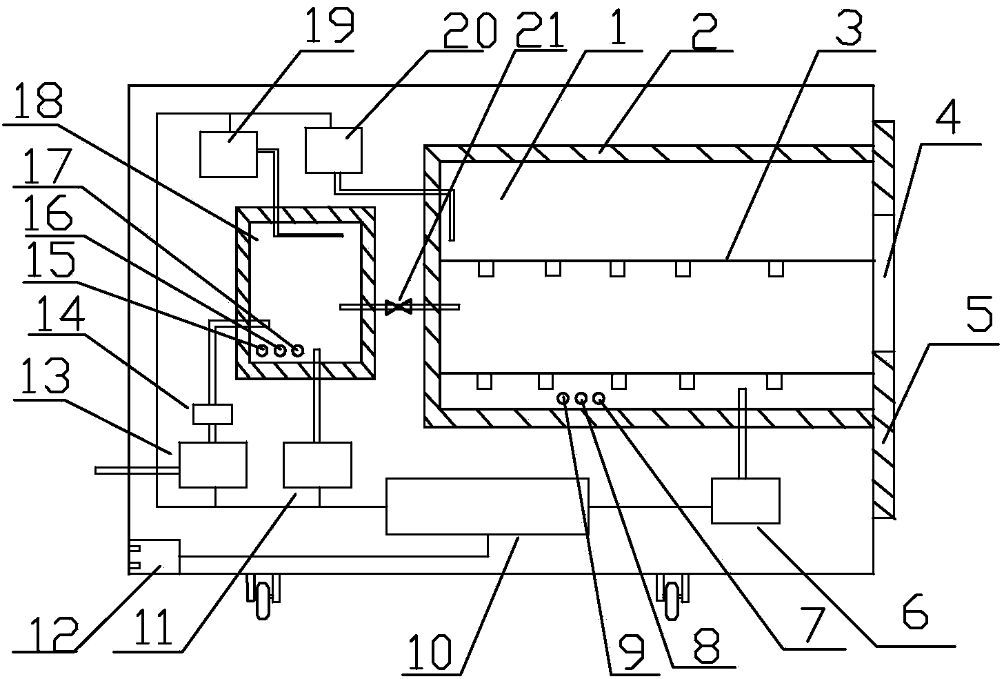 Method and equipment for pressure-reduction freshness-retaining storage of wild edible mushrooms