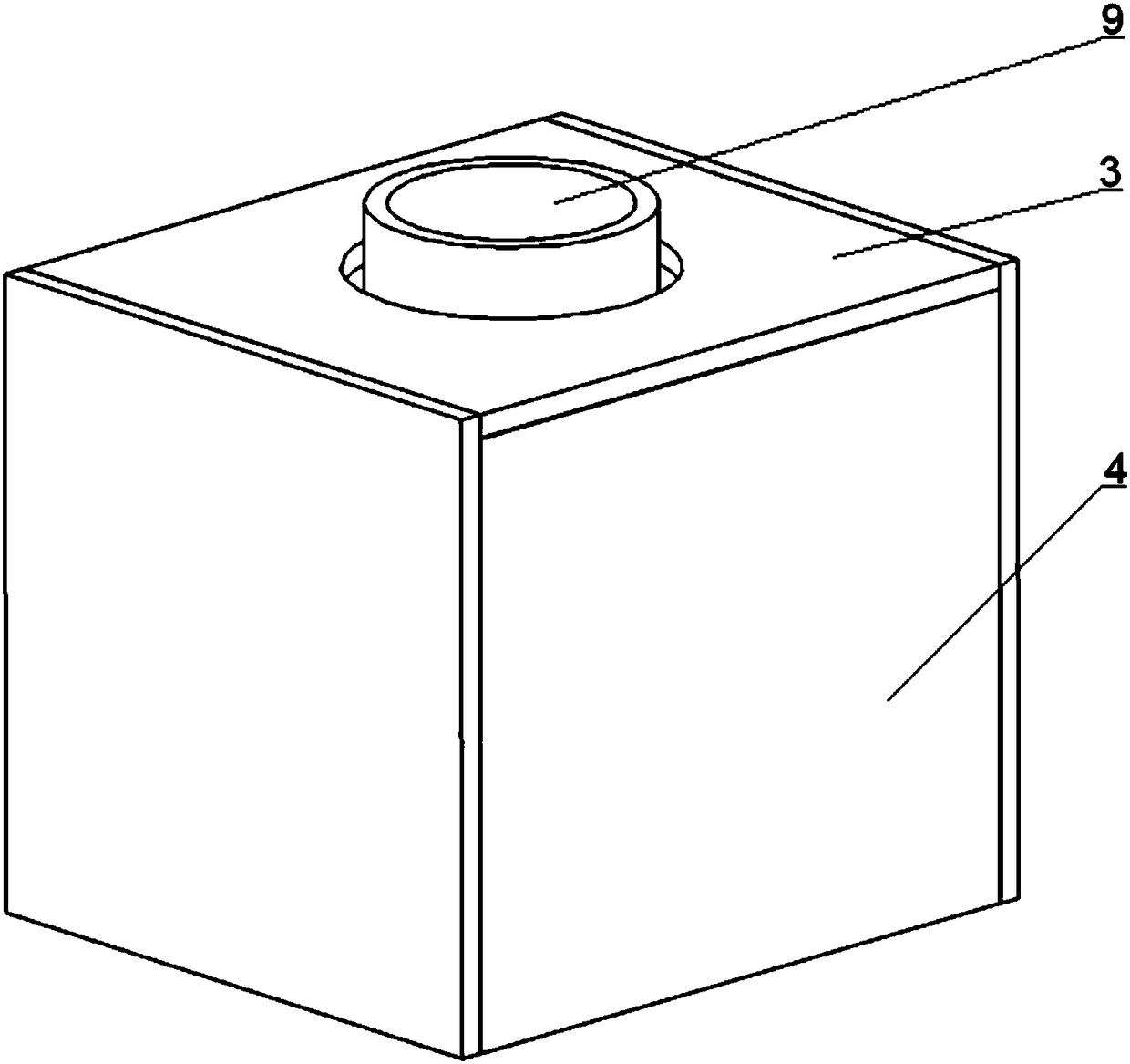 Microsatellite structure suitable for optical load