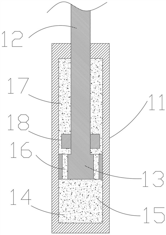 Cable spacer bar to assist in slowing down the vibration of high-altitude cables