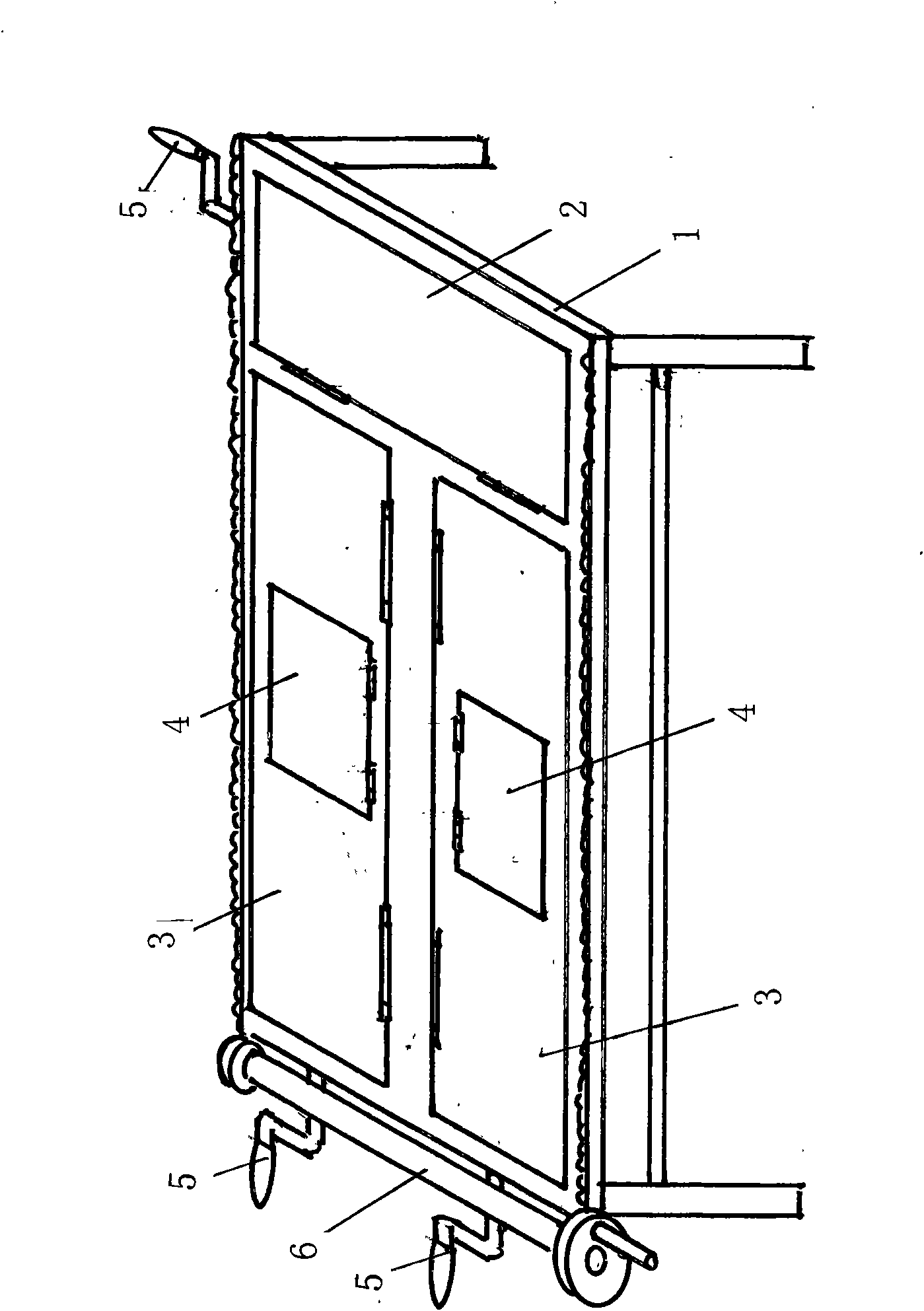 Medical nursing bed