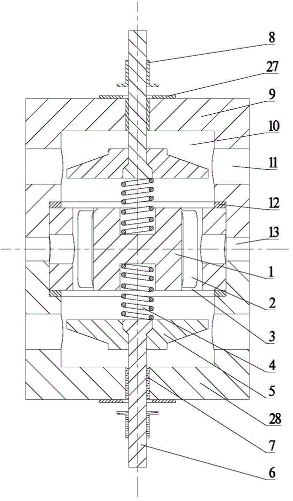 Axial cooling radial coil type parallel magnetic circuit electromagnet