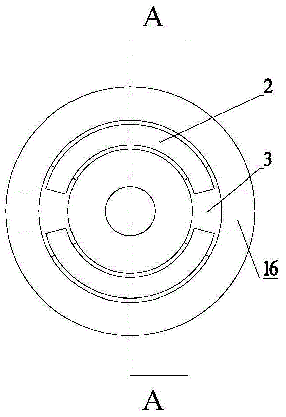 Axial cooling radial coil type parallel magnetic circuit electromagnet