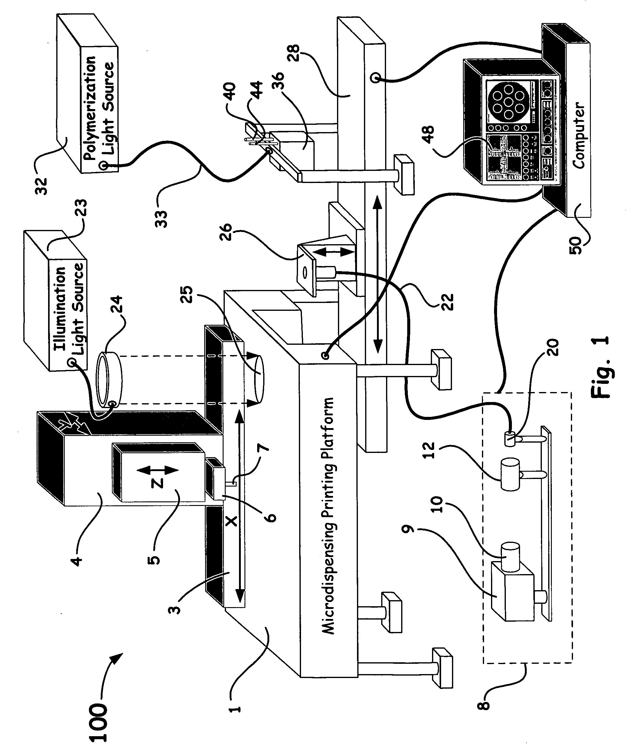 Method for creating chemical sensors using contact-based microdispensing technology